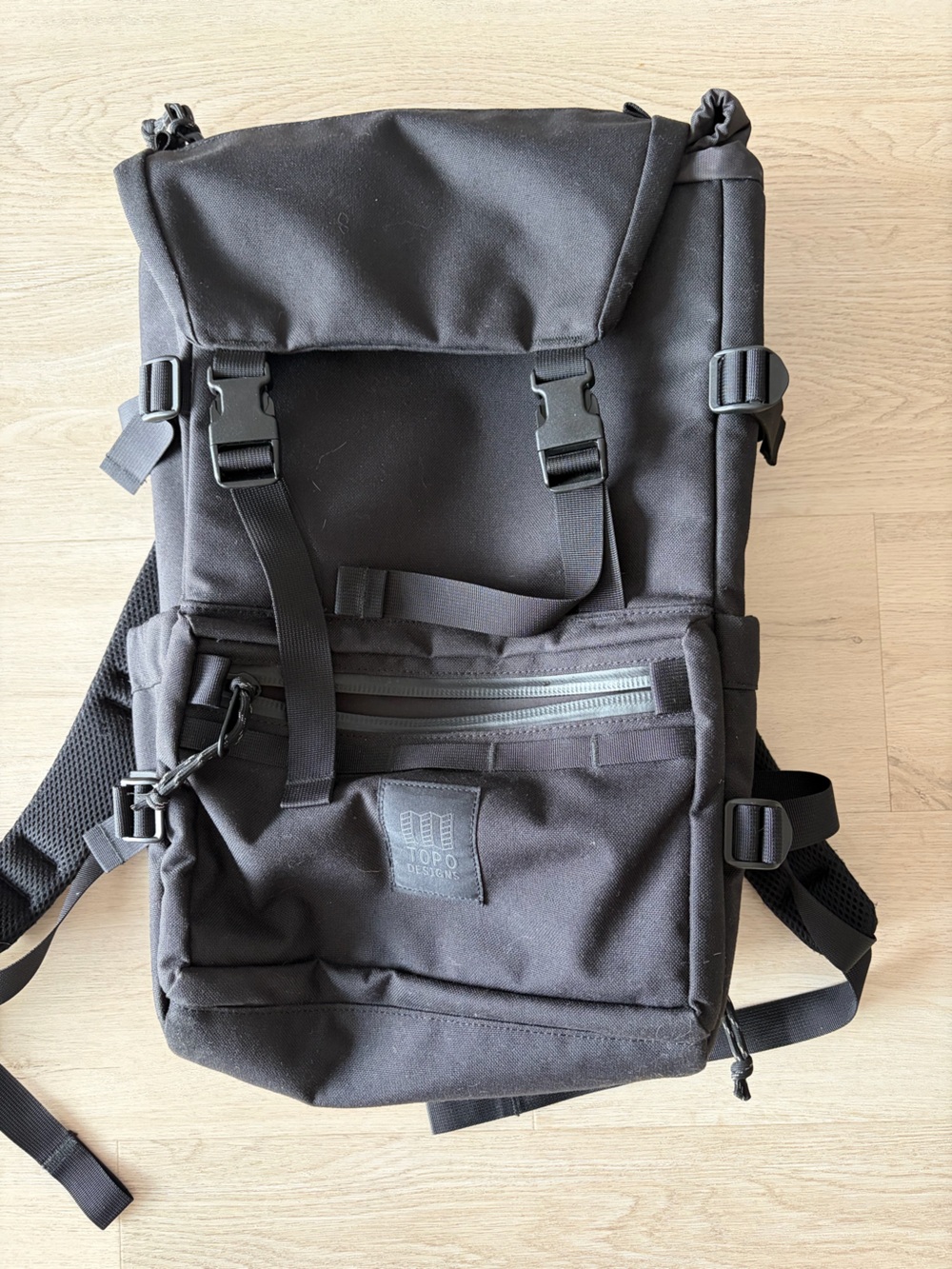 Topo Designs Rover Pack Tech Black